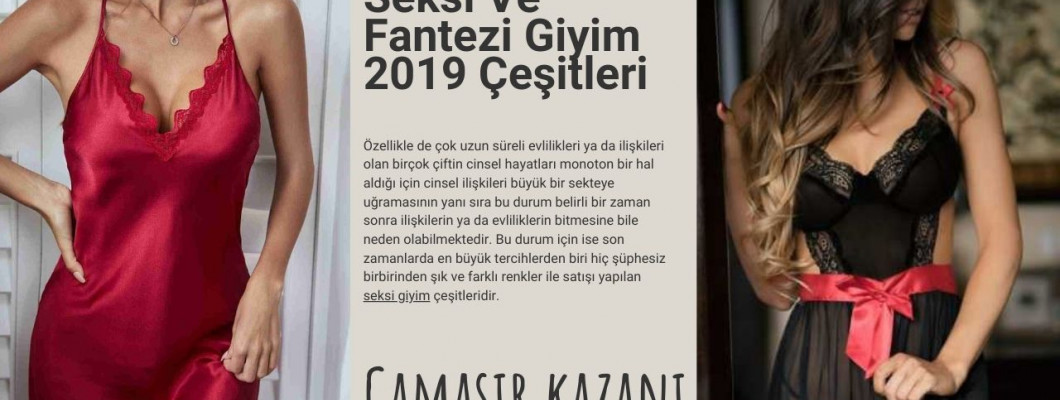 Birbirinden Seksi Ve Fantezi  Giyim 2019 Çeşitleri