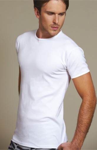 X-Man Erkek şık beyaz  T-Shirt 229